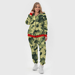 Женский 3D-костюм Лесной камуфляж, цвет: 3D-красный — фото 2