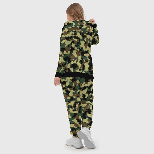 Женский костюм Военный камуфляж / 3D-Черный – фото 5