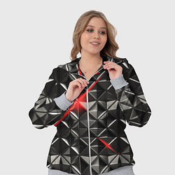 Женский 3D-костюм Металлические плитки, цвет: 3D-меланж — фото 2