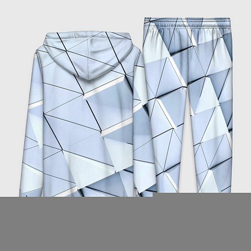 Женский костюм Metalic triangle stiil / 3D-Меланж – фото 2