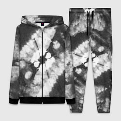 Женский костюм Черно-белый тай-дай