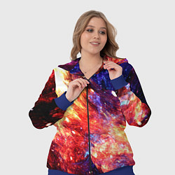 Женский 3D-костюм Космическое сияние ночь, цвет: 3D-синий — фото 2