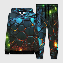 Женский костюм Объемные разломленные плитки