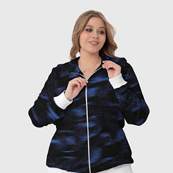 Женский 3D-костюм Абстракция синего, цвет: 3D-белый — фото 2