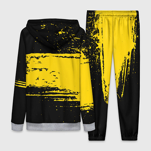 Женский костюм Желтое граффити / 3D-Меланж – фото 2