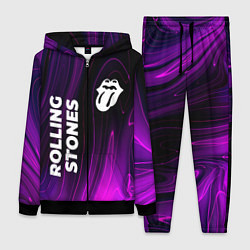 Женский костюм Rolling Stones violet plasma