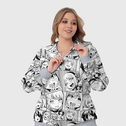 Женский 3D-костюм Anime hentai ahegao, цвет: 3D-меланж — фото 2