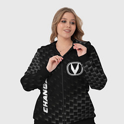 Женский 3D-костюм Changan карбоновый фон, цвет: 3D-черный — фото 2