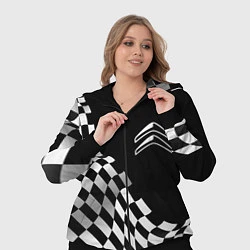 Женский 3D-костюм Citroen racing flag, цвет: 3D-черный — фото 2