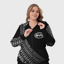 Женский 3D-костюм BYD tire tracks, цвет: 3D-черный — фото 2