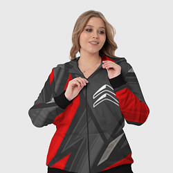 Женский 3D-костюм Citroen sports racing, цвет: 3D-черный — фото 2