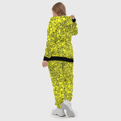 Женский костюм Желтый кислота / 3D-Черный – фото 5