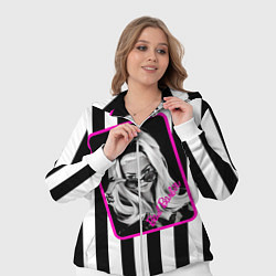 Женский 3D-костюм Барби и полосы, цвет: 3D-белый — фото 2