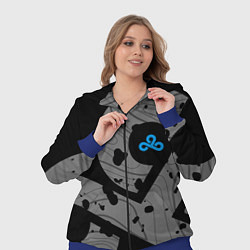 Женский 3D-костюм Форма Cloud 9 black, цвет: 3D-синий — фото 2