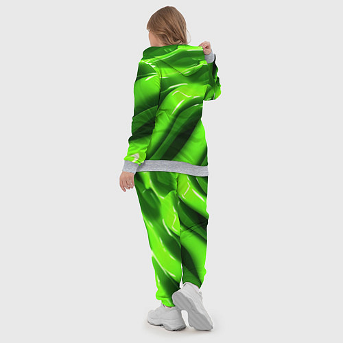 Женский костюм Текстура зеленая слизь / 3D-Меланж – фото 5
