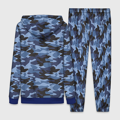 Женский костюм Камуфляж Омона и Росгвардии / 3D-Синий – фото 2