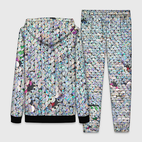 Женский костюм Вся в пайетках / 3D-Черный – фото 2