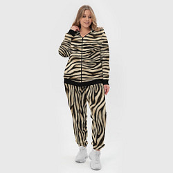 Женский 3D-костюм Шкура зебры и белого тигра, цвет: 3D-черный — фото 2