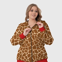 Женский 3D-костюм Пятнистая шкура жирафа, цвет: 3D-красный — фото 2