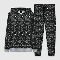Женский костюм Black style pattern
