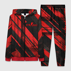 Женский костюм CS GO black and red