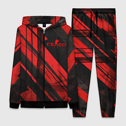 Женский костюм CS GO black and red