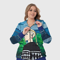 Женский 3D-костюм Кэн Рюгудзи, цвет: 3D-синий — фото 2