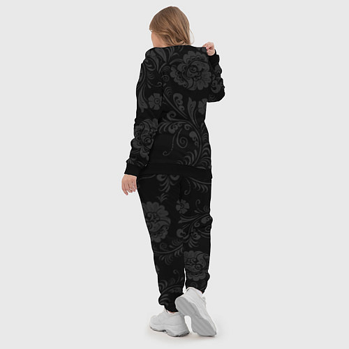 Женский костюм Russia black style / 3D-Черный – фото 5