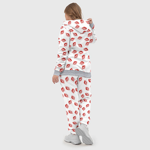 Женский костюм Поцелуи - паттерн / 3D-Меланж – фото 5