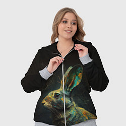 Женский 3D-костюм Магический кролик, цвет: 3D-меланж — фото 2