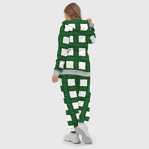 Женский костюм Зеленые змейки / 3D-Меланж – фото 5