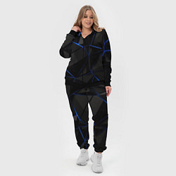 Женский 3D-костюм Black blue style, цвет: 3D-черный — фото 2