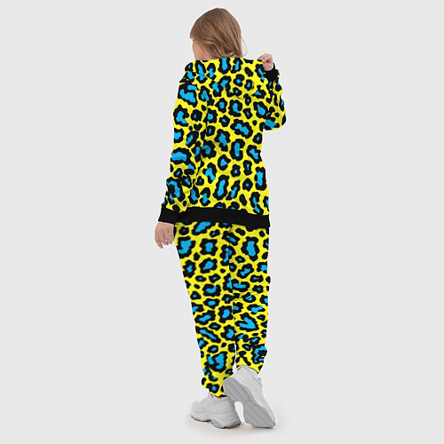 Женский костюм Кислотный леопард паттерн / 3D-Черный – фото 5
