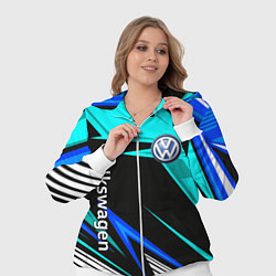 Женский 3D-костюм Фольцваген - sport uniform, цвет: 3D-белый — фото 2