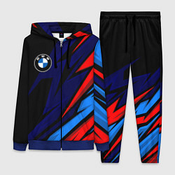 Женский 3D-костюм BMW - m colors and black, цвет: 3D-синий