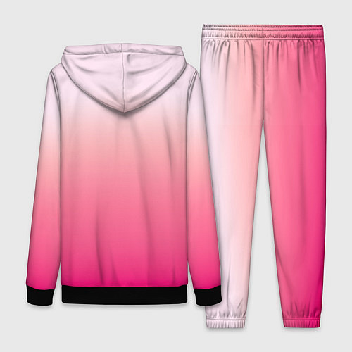 Женский костюм Оттенки розового градиент / 3D-Черный – фото 2