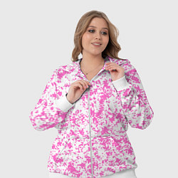 Женский 3D-костюм Паттерн розовый, цвет: 3D-белый — фото 2