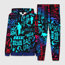 Женский костюм Billie Eilish neon pattern