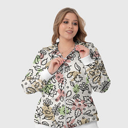 Женский 3D-костюм Осень - бежевый, цвет: 3D-белый — фото 2