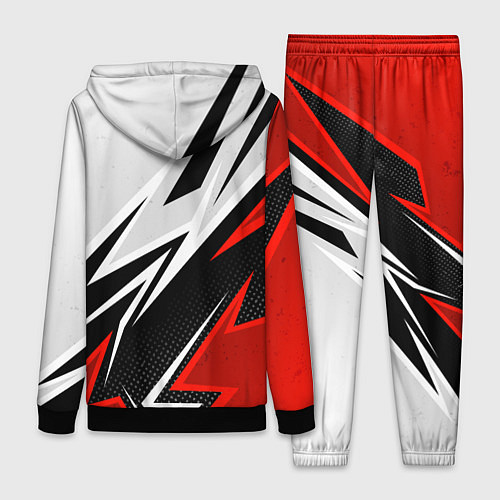 Женский костюм N7 mass effect - white and red / 3D-Черный – фото 2