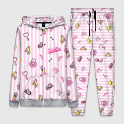 Женский костюм Барби - розовая полоска и аксессуары