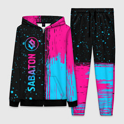Женский костюм Sabaton - neon gradient: по-вертикали