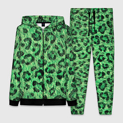 Женский костюм Зелёный леопард паттерн