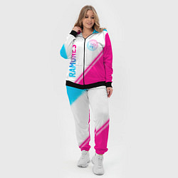 Женский 3D-костюм Ramones neon gradient style вертикально, цвет: 3D-черный — фото 2