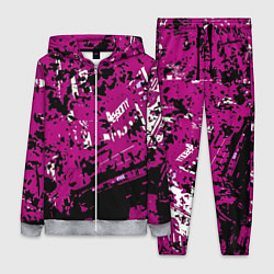 Женский костюм Фиолетовая иллюстрация