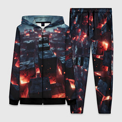 Женский 3D-костюм Гармония форм, цвет: 3D-черный