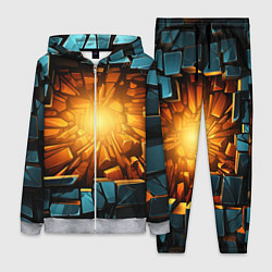 Женский костюм Геометрическая огненная яма иллюзия