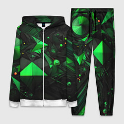 Женский костюм Абстрактный лабиринт зелени