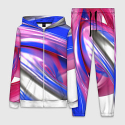 Женский костюм Вязкая абстракция в фиолетовых оттенках