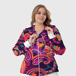 Женский 3D-костюм Индийские этнические узоры, цвет: 3D-белый — фото 2